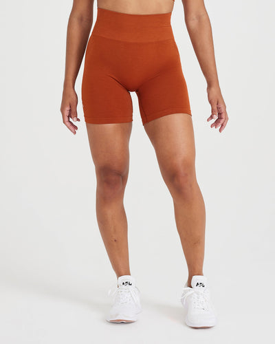 Effortless Seamless Shorts | Warm Copper